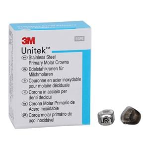 3M™ Unitek™ Crowns Size 1 1st Primary Upper Right Molar Replacement Crowns 5/Bx