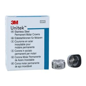 3M™ Unitek™ Crowns Size 1 2nd Perm LRM Replacement Crowns 5/Bx