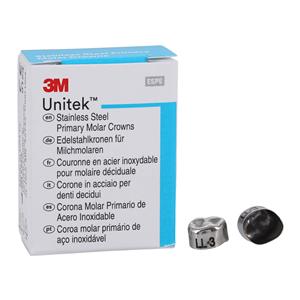 3M™ Unitek™ Crowns Size 3 1st Primary Lower Left Molar Replacement 5/Bx