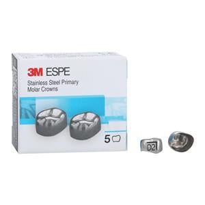 3M™ Crowns Size DLR2 1st Primary Lower Right Molar Replacement 5/Bx