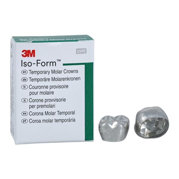 3M™ Iso-Form™ Temporary Crowns Size U64 1st URM Replacement Crowns 5/Bx