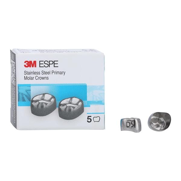 3M™ Crowns Size DLR5 1st Primary Lower Right Molar Replacement 5/Bx