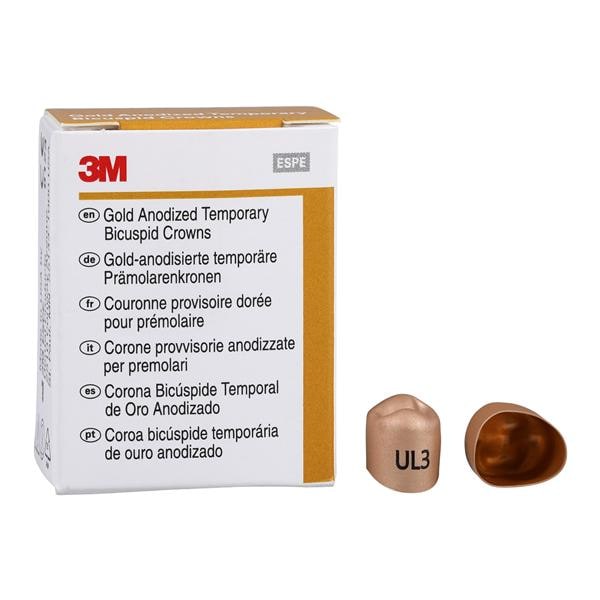 3M™ Unitek™ Crowns Size 3 1st Upper Left Bicuspid Replacement Crowns 5/Bx