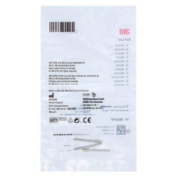 3M™ Mandrel Handpiece Refill 3/Pk
