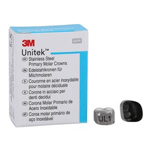 3M™ Unitek™ Crowns Size 1 2nd Primary Upper Left Molar Replacement Crowns 5/Bx
