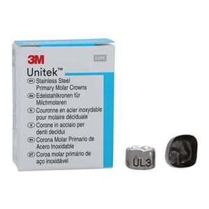3M™ Unitek™ Crowns Size 3 2nd Primary Upper Left Molar Replacement Crowns 5/Bx