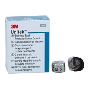 3M™ Unitek™ Crowns Size 2 1st Permanent Upper Left Molar Replacement 5/Bx