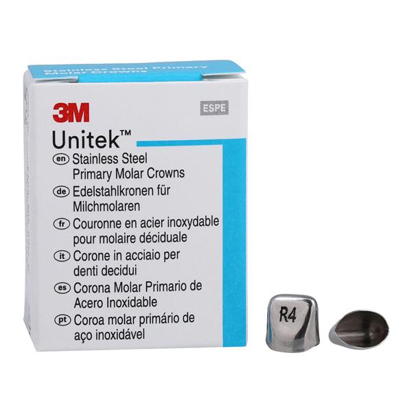 3M™ Unitek™ Crowns Size 4UR Primary Anterior Upper Right Central Refill 5/Bx