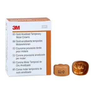 3M™ Unitek™ Crowns Size 3 1st Lower Left Molar Replacement Crowns 5/Bx