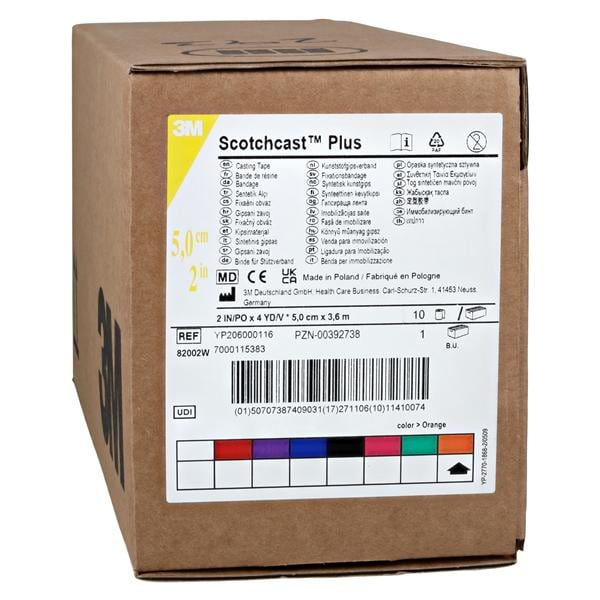 Scotchcast Plus Casting Tape Orange 2"x4yd