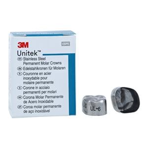 3M™ Unitek™ Crowns Size 6 1st Permanent Upper Left Molar Replacement Crowns 5/Bx
