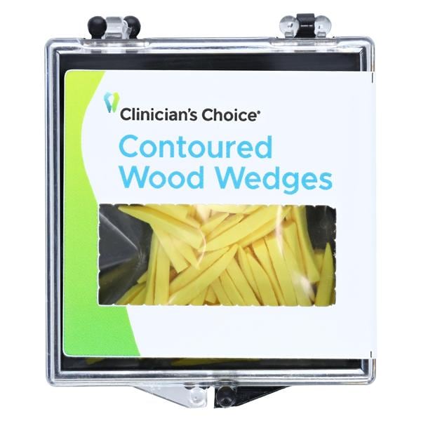 Contoured Wood Wedges Contoured Wedges Size 15 Refill Package 100/Pk