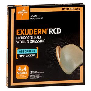 Exuderm RCD Hydrocolloid Dressing 4x4" Sterile Absorbent LF