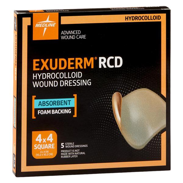 Exuderm RCD Hydrocolloid Dressing 4x4" Sterile Absorbent LF