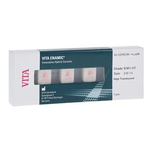VITA ENAMIC HT Milling Blocks High Translucency 14 0M1 For CEREC 5/Pk