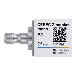 CEREC Zirconia+ Milling Blocks Translucent Mono A1 For CEREC 3/Bx