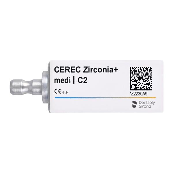 CEREC Zirconia+ Milling Blocks Translucent Medi C2 For CEREC 3/Bx