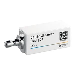 CEREC Zirconia+ Milling Blocks Translucent Medi D3 For CEREC 3/Bx