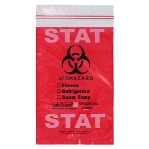 Biohazard Bag Reclosable 50/Pk