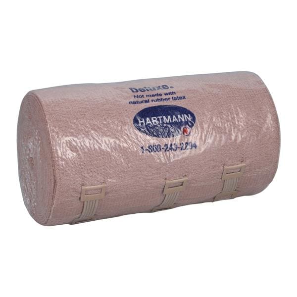 Deluxe LF Elastic Bandage Cotton/Polyester/Spandex 6"x11yd Tan Non-Sterile Ea, 6 EA/BX