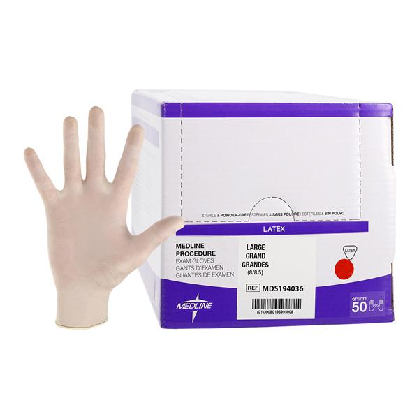 Surgical Gloves Large Beige Sterile