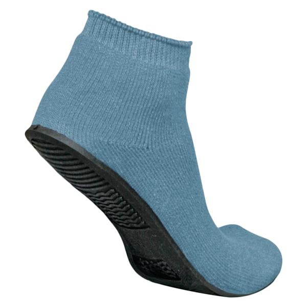 Patient Slippers Terrycloth Blue Medium Disposable 12/Bx