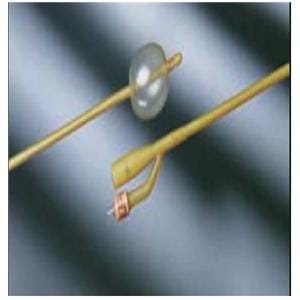 Lubricath 2-Way Foley Catheter Medium Coude Tip Silicone 20Fr 30cc