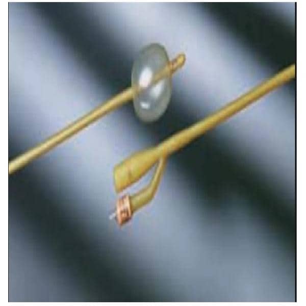 Lubricath 2-Way Foley Catheter Medium Coude Tip Silicone 20Fr 30cc