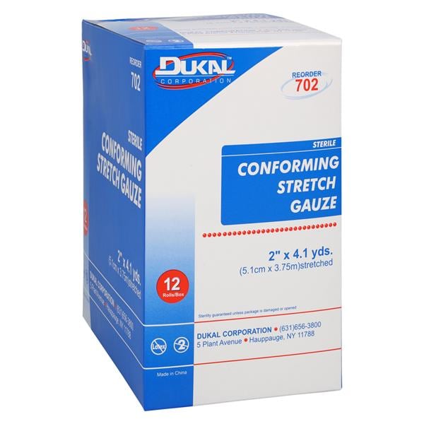 Conforming Bandage Rayon Polyester Blend 2"x4.1yd Sterile 12/Bx