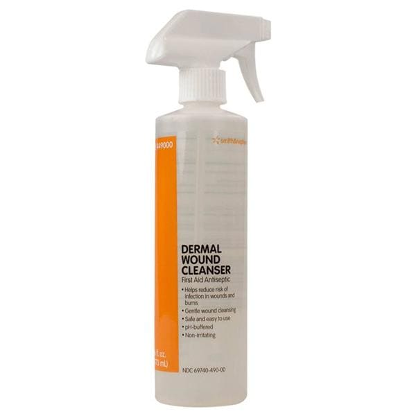 Wound Cleanser 16oz Benzethonium Chloride LF Disposable 12/CA