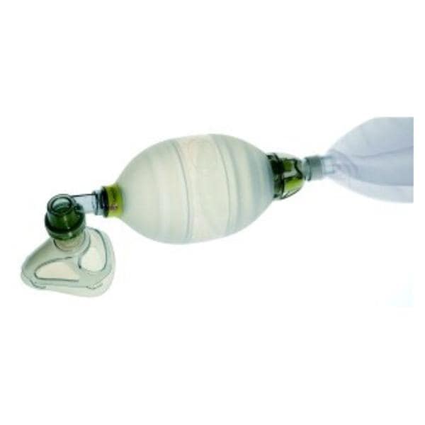 LSR Bag Resuscitator Adult Size 3-4/4-5+ Reusable Ea