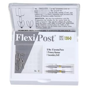 Flexi-Post Posts Stainless Steel Refill Size Yellow Parallel Sided 10/Pk