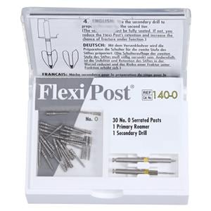 Flexi-Post Posts Stainless Steel Size Yellow Parallel Sided 30/Pk