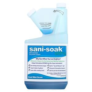 Sani-Soak Ultra Ultrasonic Cleaner 32 oz Mint 32oz/Bt