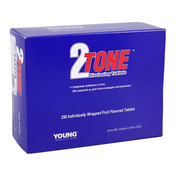 2-Tone Disclosing Tablets Blue Violet 250/Pk, 60 PK/CA