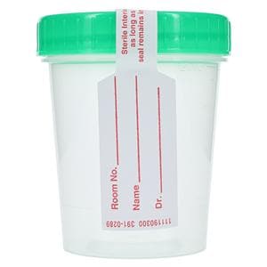 Specimen Container 4oz Plastic Sterile Bulk 100/Ca