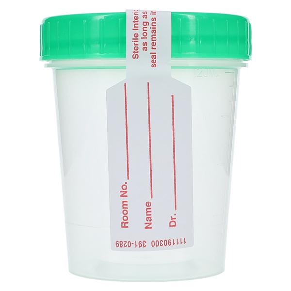 Specimen Container 4oz Plastic Sterile Bulk 100/Ca