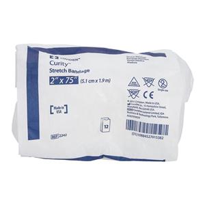 Curity Conforming Bandage Cotton/Polyester 2x75" 1 Ply Non-Sterile 12/Bg