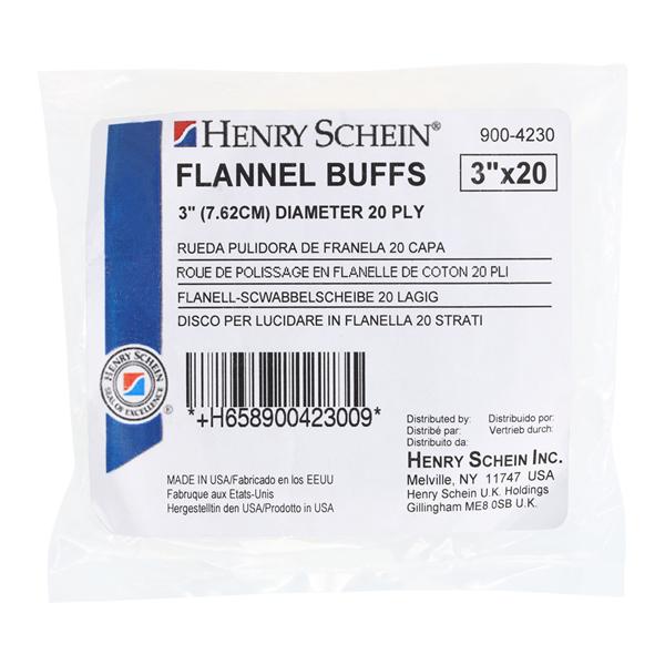 Buff Flannel 3" x 20 Ply Ea