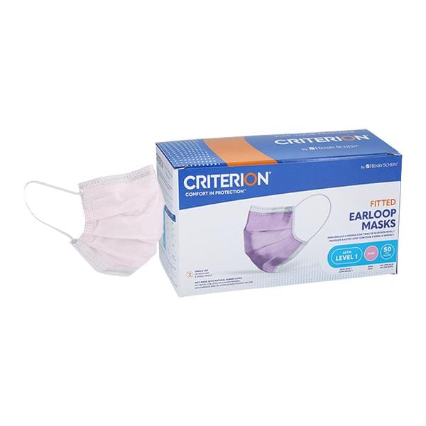 Criterion Mask ASTM Level 1 Pink Adult 50/Bx