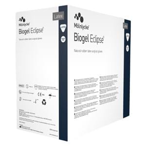 Biogel Eclipse Latex Surgical Gloves 7 Beige 200/Ca