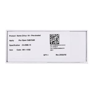 Zirlux 16+ Zirconia Disc C4 98x10 Ea