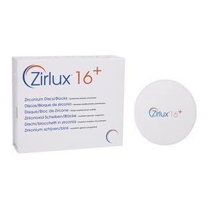 Zirlux 16+ Zirconia Disc White 98.5x10mm Ea