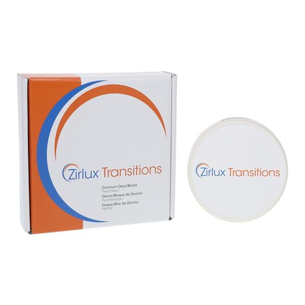 Zirlux Transitions Zirconia Disc D2 98x14mm Ea