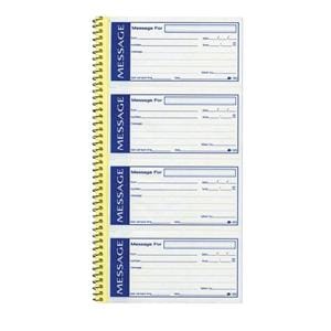 Adams Write n' Stick Phone Message Book 200 Messages Canary/White 1/PK