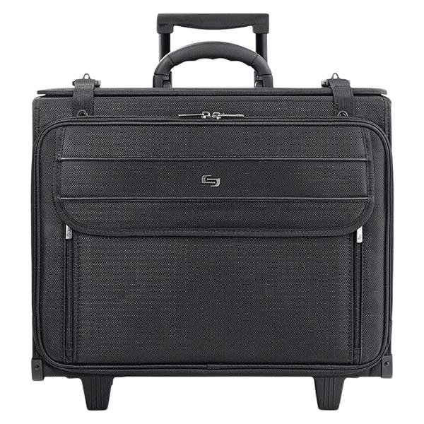 Solo 17" Classic Rolling Catalog Case Black 11"D Bl