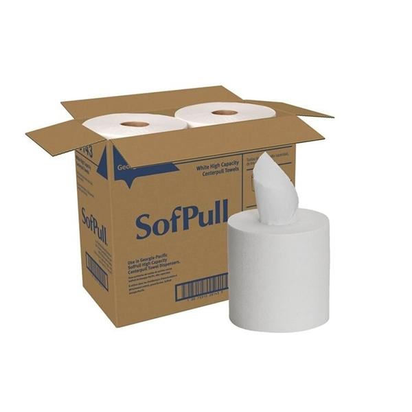 Center-Pull Towels 1-Ply 560 Sheets/Roll 4/Case 4/Ca