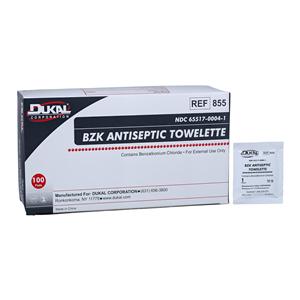 BZK Cleansing Towelette .13% BKZ/.05% Sod Bcrb 5x8, 20 BX/CA
