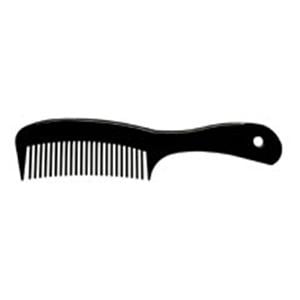 DawnMist Grooming Comb Black 432/Ca
