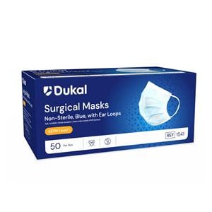 Surgical Mask ASTM Level 1 Blue 50/Bx, 6 BX/CA